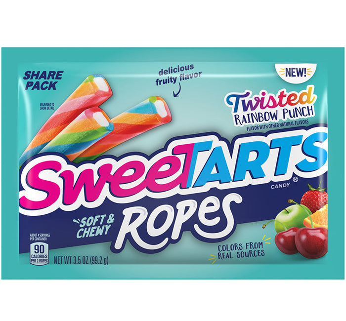 SWEETARTS ROPES TWISTED RAINBOW PUNCH 99.2g