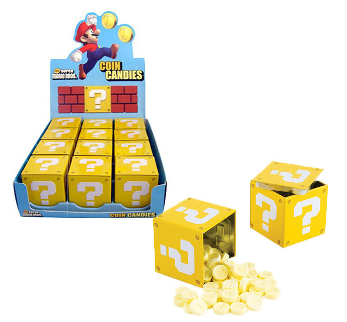 SUPER MARIO QUESTION MARK BOX TIN 34g