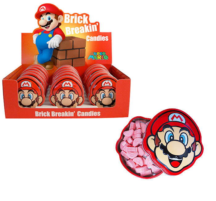 NINTENDO SUPER MARIO BROSS BRICK BREAKIN TIN 17g