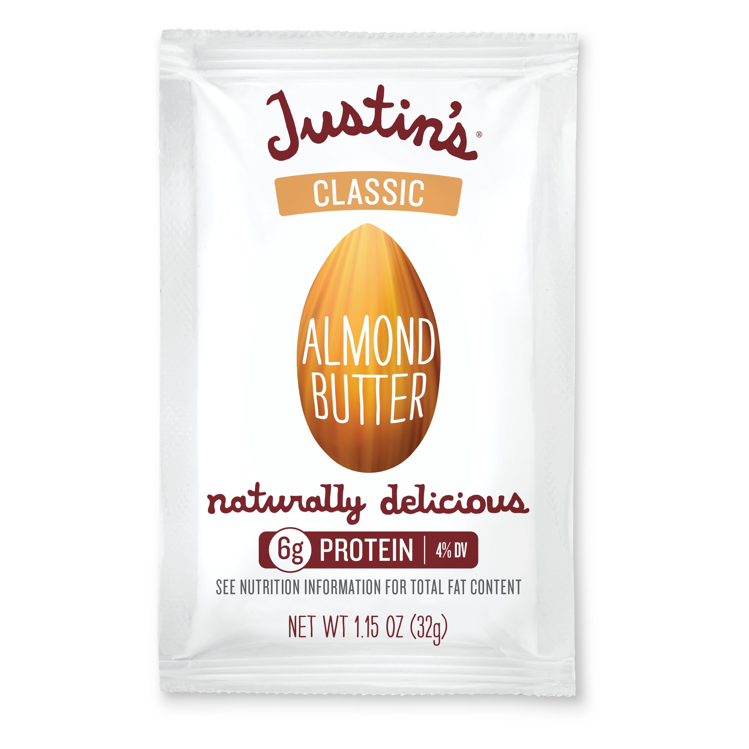 JUSTINS ALMOND BUTTER 32g