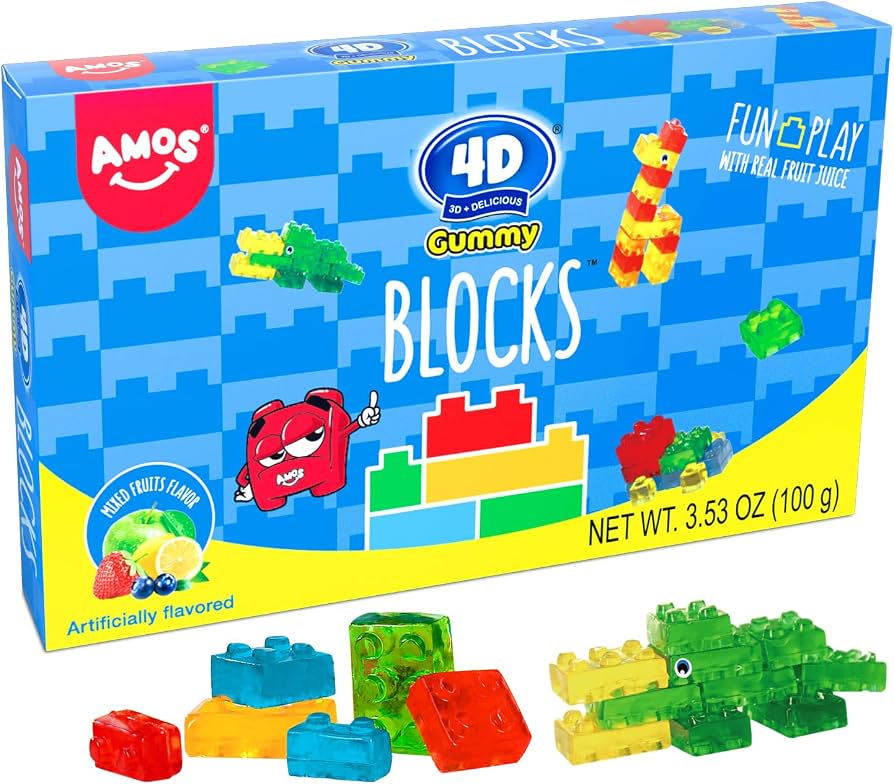 4D GUMMY BLOCKS 100g