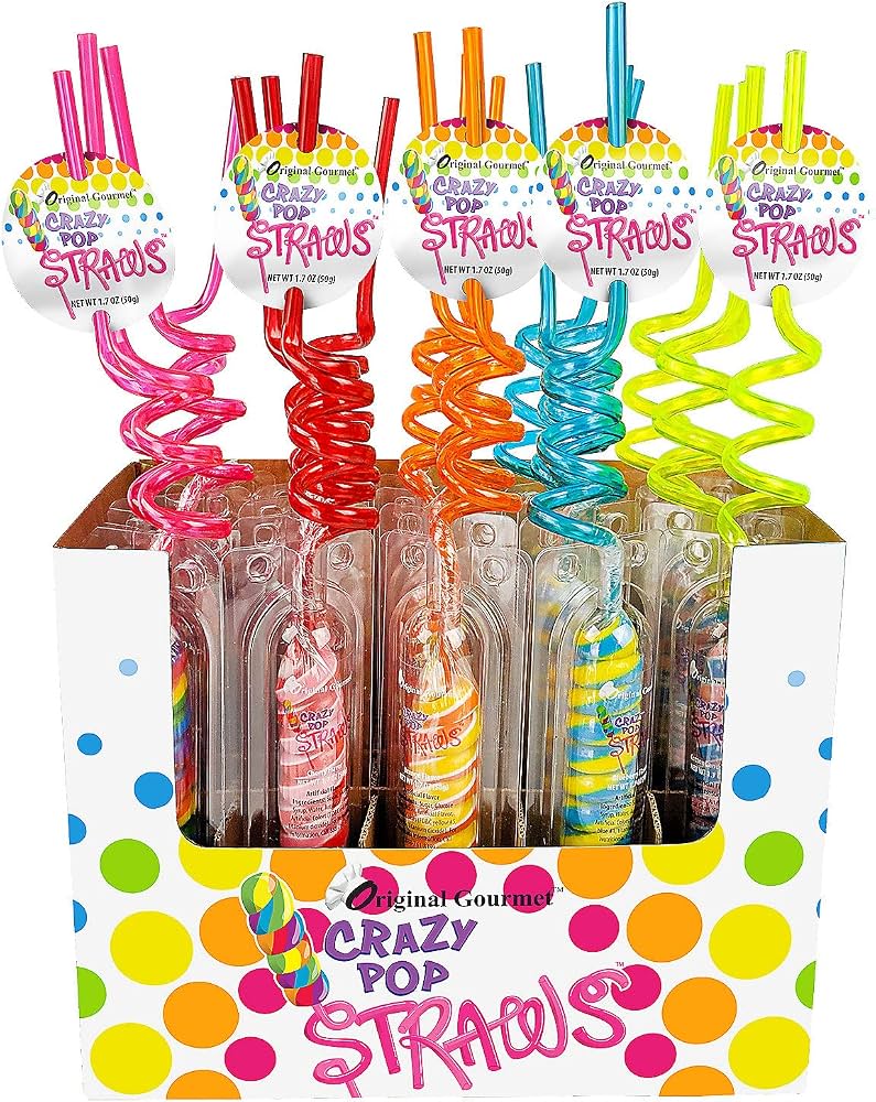 CRAZY POP STRAWS 25g