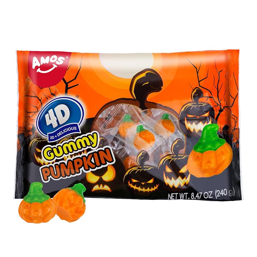 AMOS 4D GUMMY PUMPKIN 88g