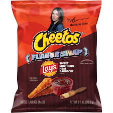 CHEETOS LAYS SWEET SOUTHERN HEAT BBQ 240.9g