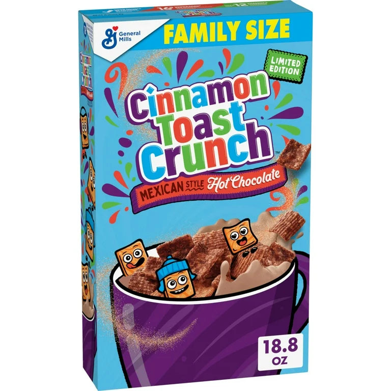 CINNAMON TOAST CRUNCH MEXICAN HOT CHOCOLATE FAMILY SIZE 532g