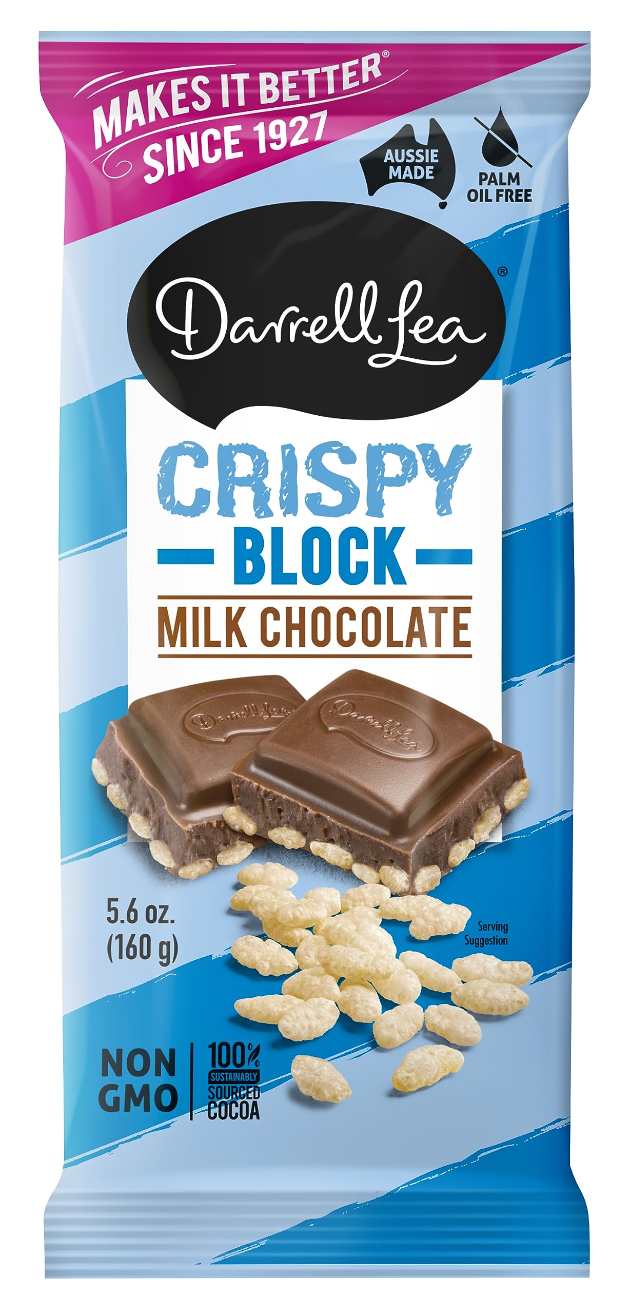 CRISPY BLOCK MILK CHOCOLATE 160g