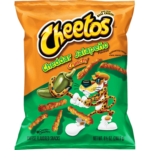 CHEETOS CHEDDAR JALAPENO CRUNCHY 226.8g