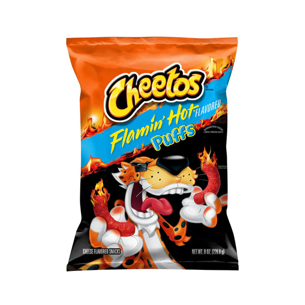 CHEETOS PUFFS FLAMIN HOT 226.8g
