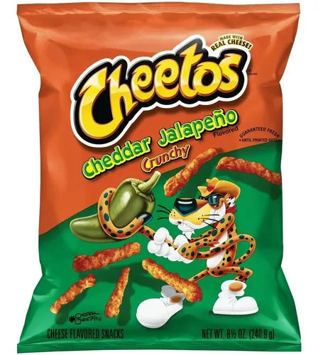 CHEETOS CHEDDAR JALAPENO CRUNCHY 240.9g