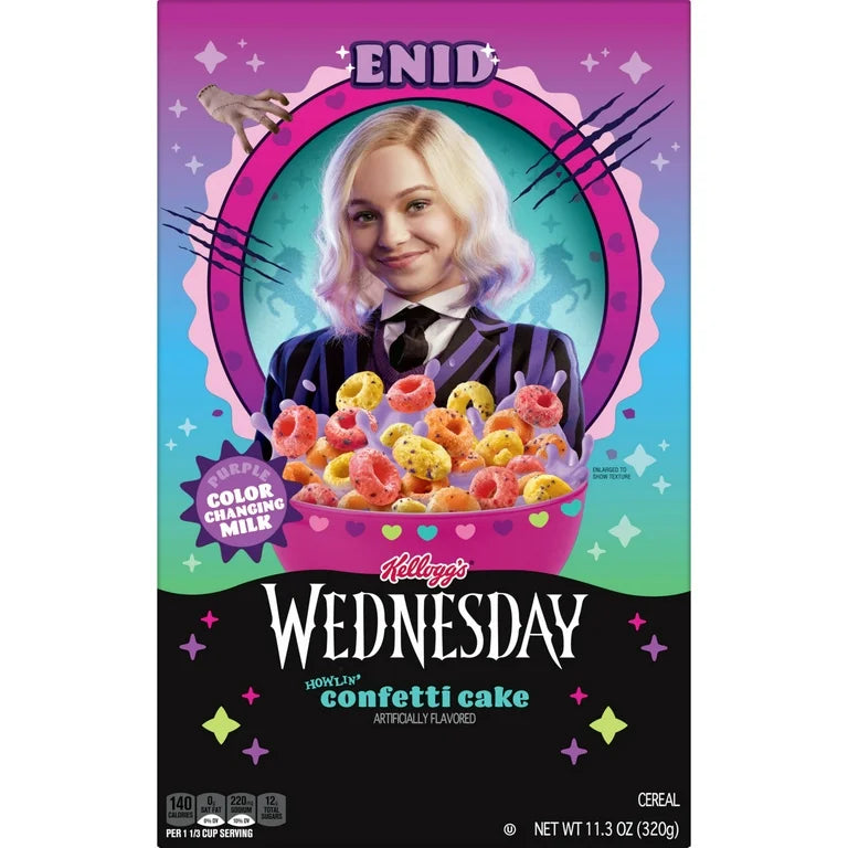 WEDNESDAY ENID CEREAL CONFETTI CAKE 320g