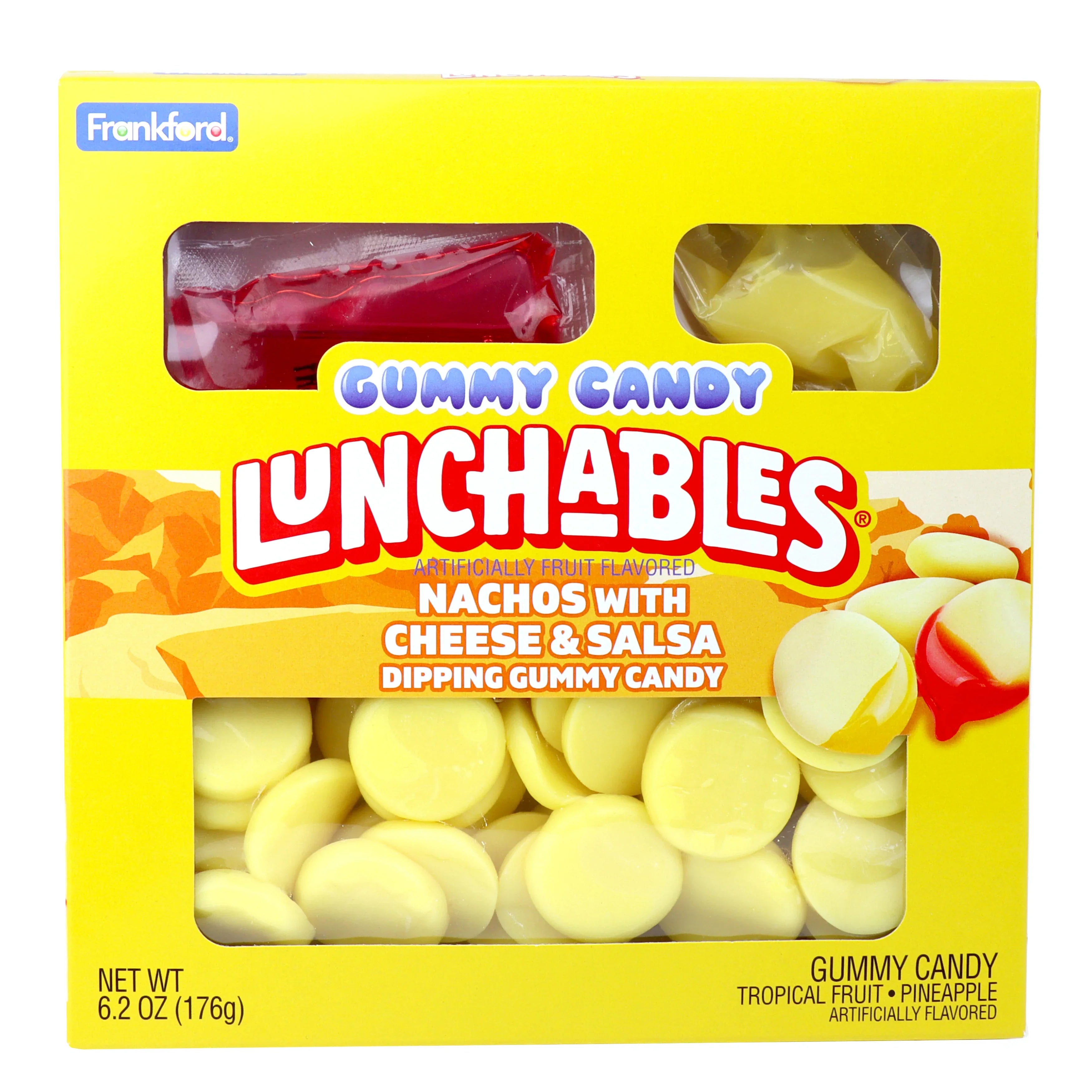 FRANKFORD LUNCHABLES NACHO GUMMY CANDY 176g