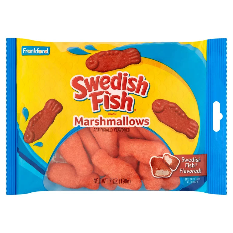 SWEDISH FISH MARSHMALLOWS 198g