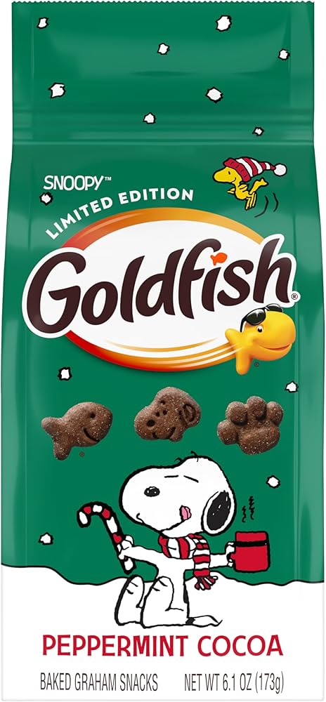 GOLDFISH SNOOPY PEPPERMINT COCOA 173g