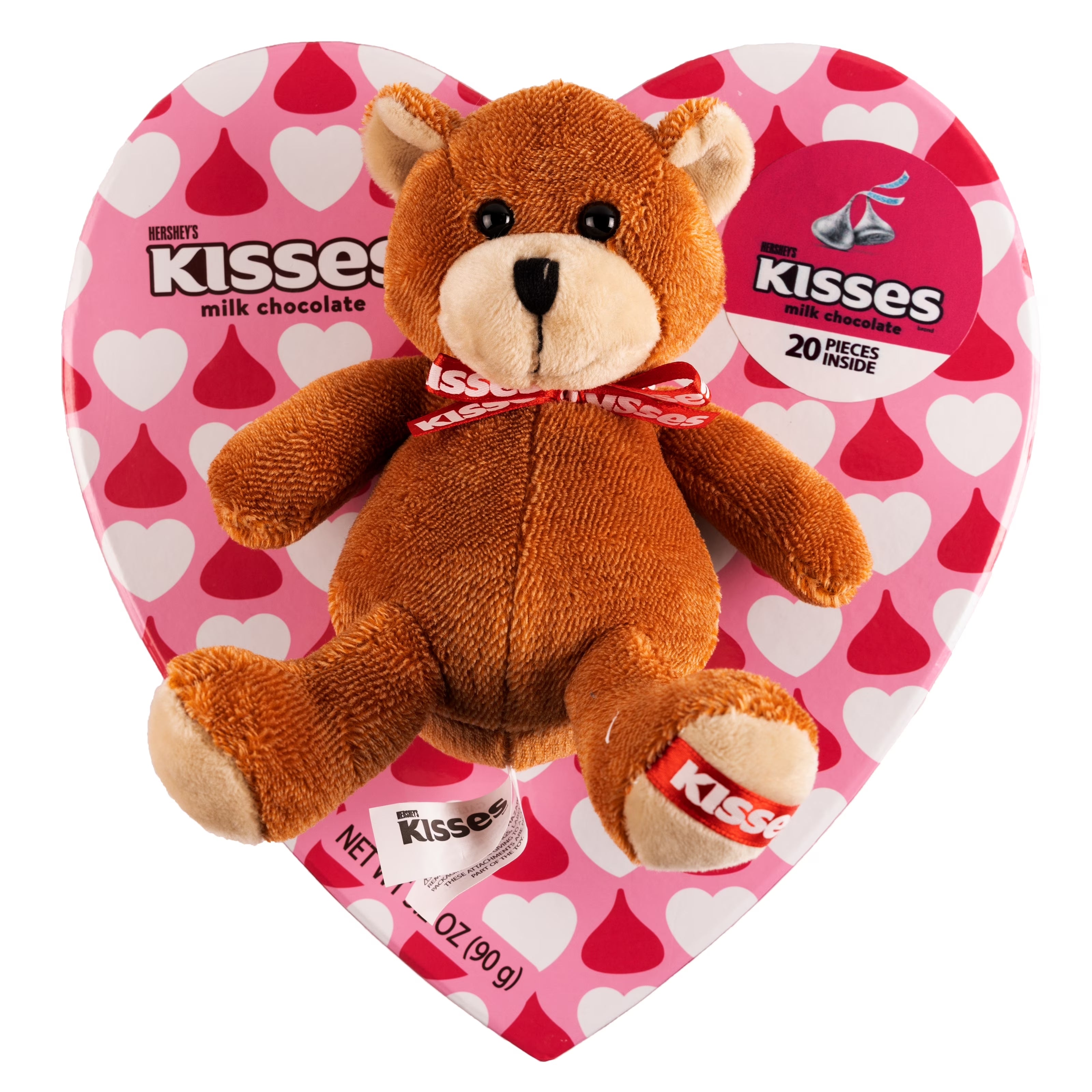 KISSES VALENTINES HEART 20pz 90g