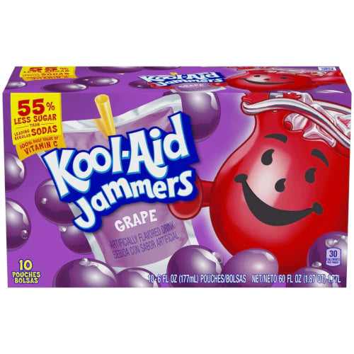 KOOL AID JAMMERS GRAPE 10ct