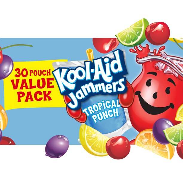 KOOL AID JAMMERS TROPICAL PUNCH 10ct