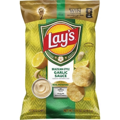 LAYS BRAZILIAN STYLE GARLIC SAUCE 219.7g