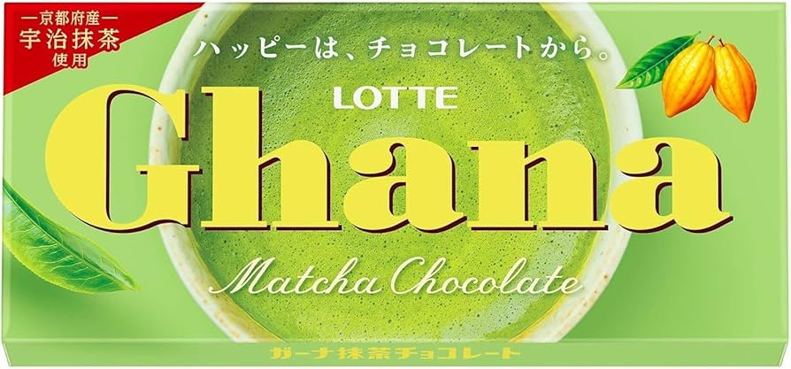 LOTTE GHANA MATCHA CHOCOLATE 45g
