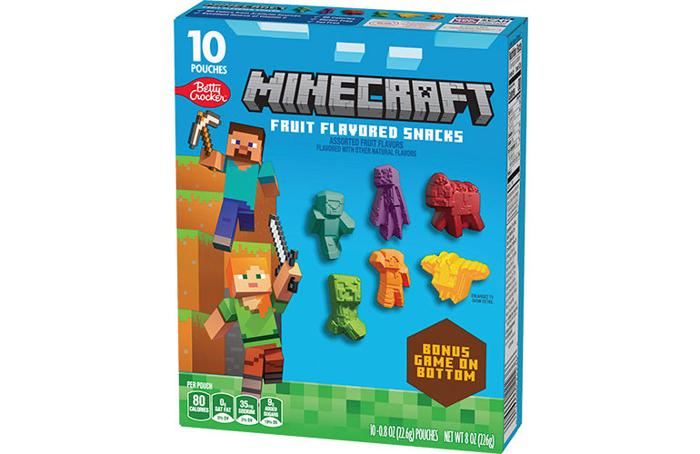 MINECRAFT FRUIT FLAVORED SNACKS 22ct