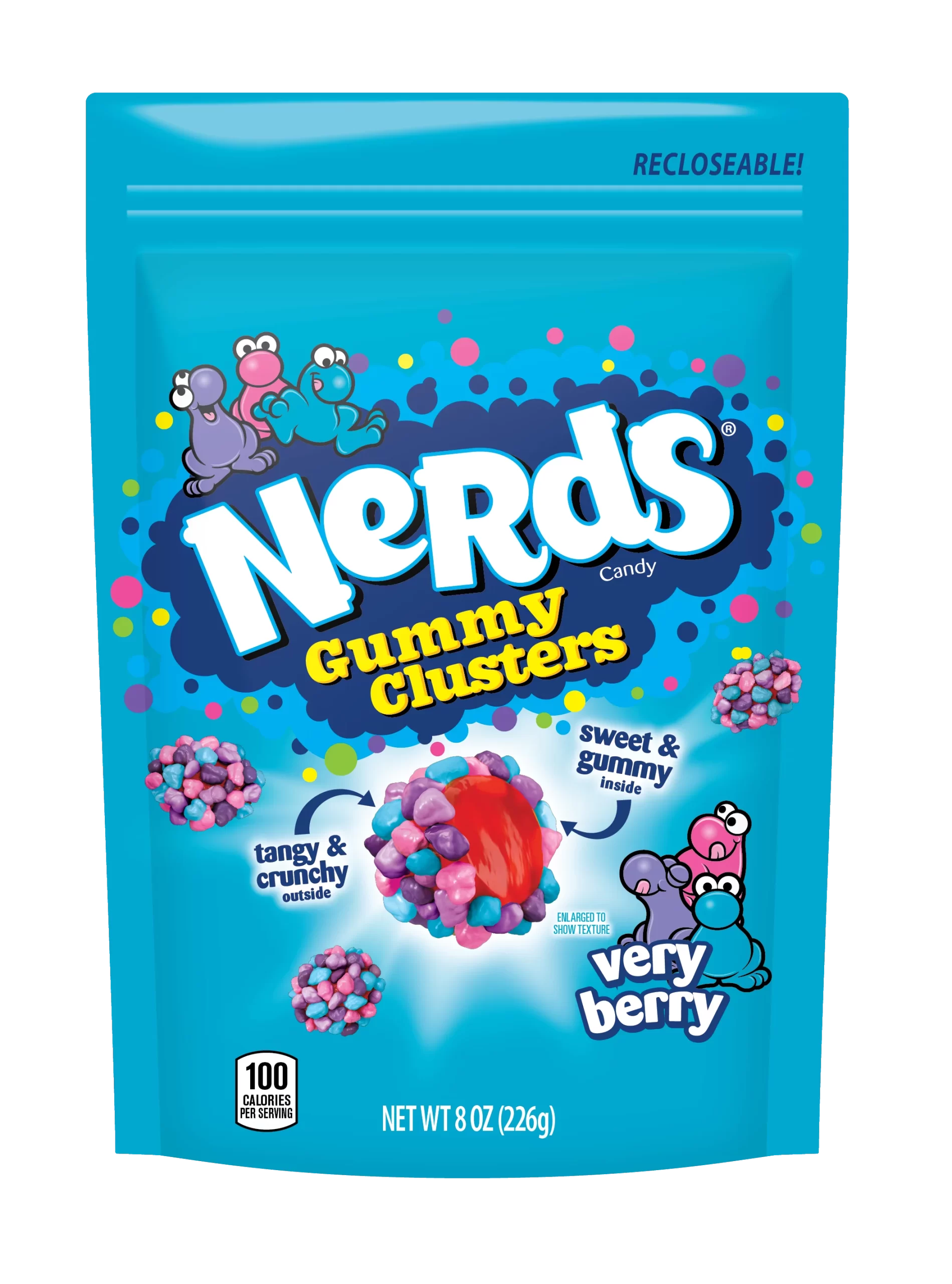 NERDS GUMMY CLUSTERS VERY BERRY 227g