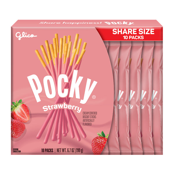 POCKY STRAWBERRY PAQUETE INDIVIDUAL 19g