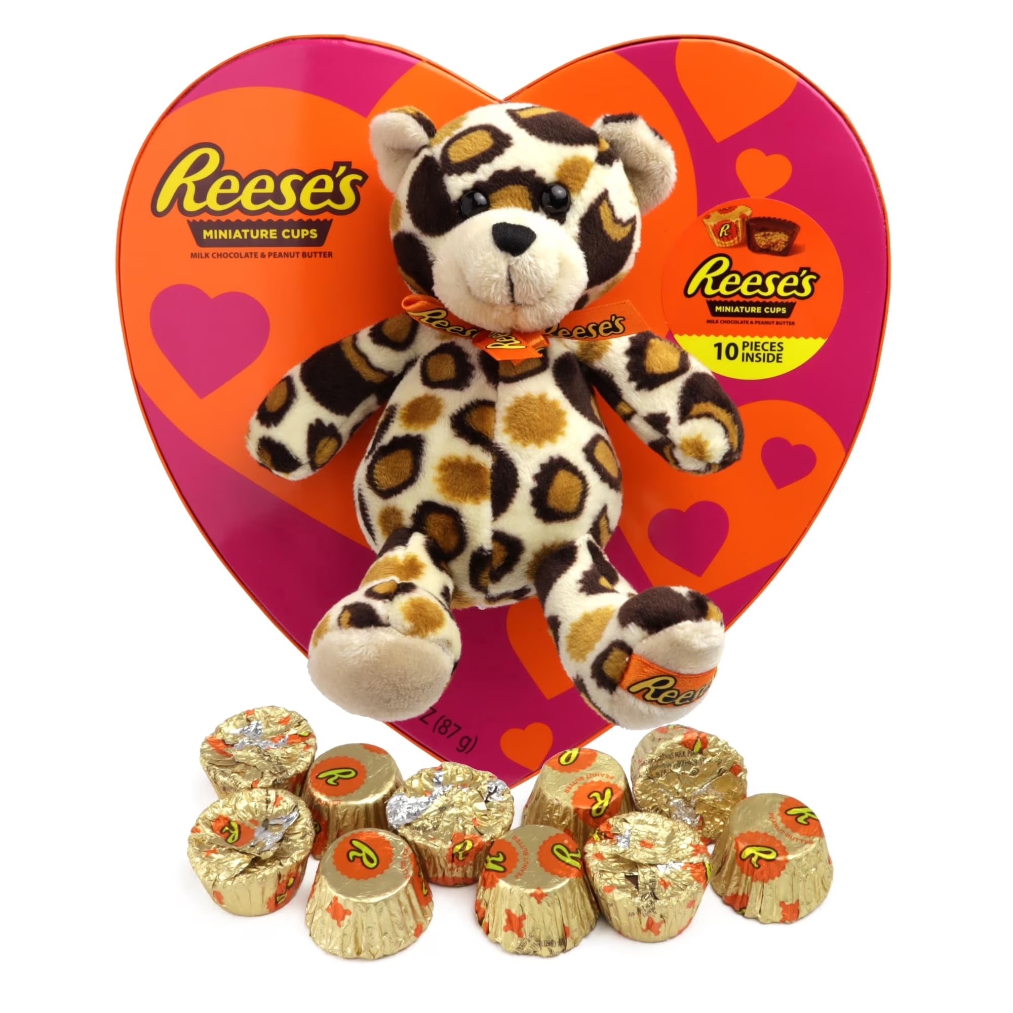 REESES MINIATURE CUPS VALENTINES HEART 87g