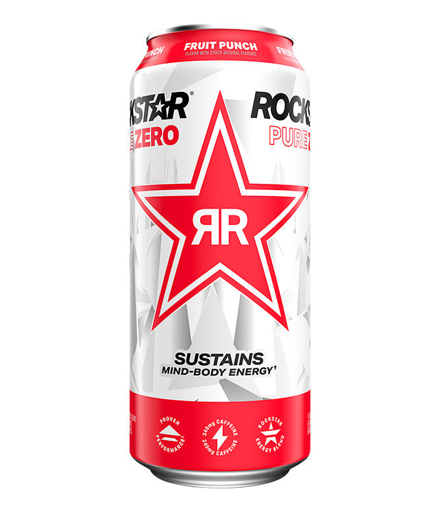 ROCKSTAR ENERGY PURE ZERO FRUIT PUNCH 473ml