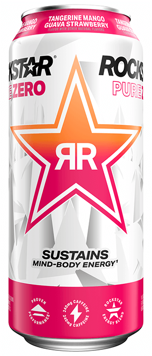 ROCKSTAR ENERGY PURE ZERO TANGERINE MANGO 473ml