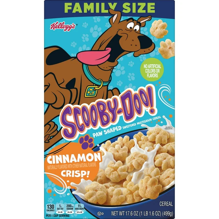 SCOOBY DOO CINNAMON CRISP FAMILY SIZE 499g