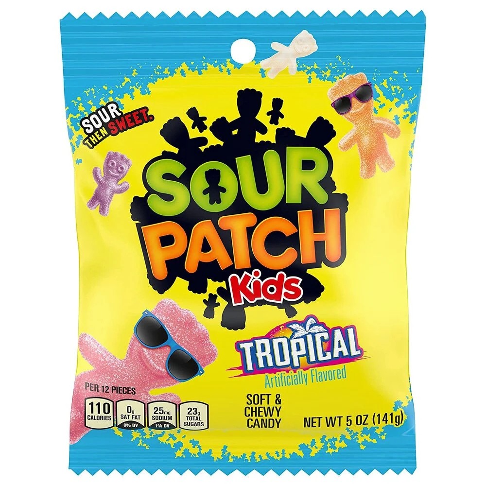 SOUR PATCH KIDS TROPICAL 102g