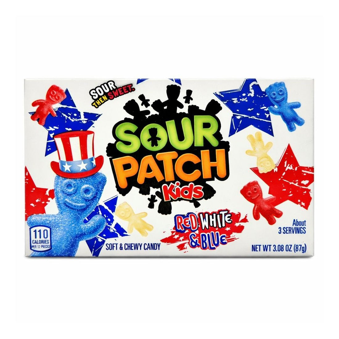 SOUR PATCH RED WHITE AND BLUE 87g