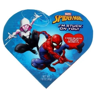 SPIDERMAN CHOCOLATY CRISPY HEARTS 45g