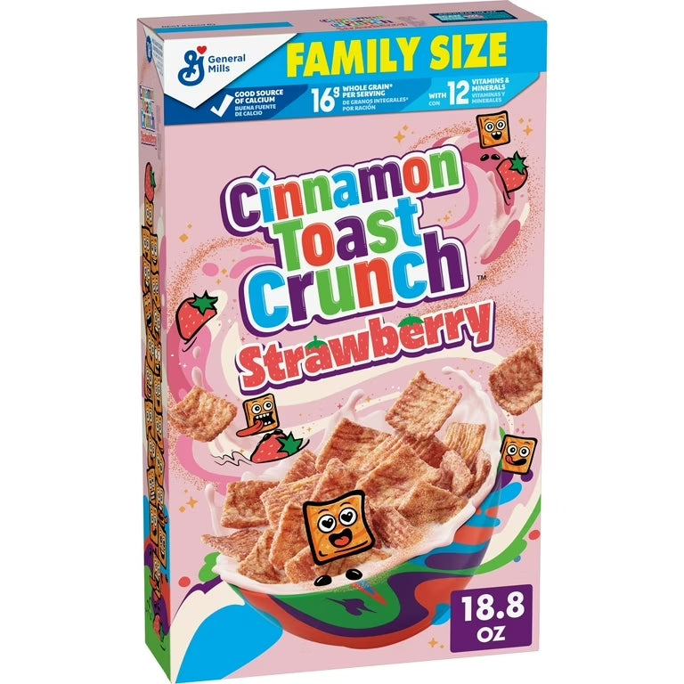 CINNAMON TOAST CRUNCH STRAWBERRY FAMILY SIZE 532g