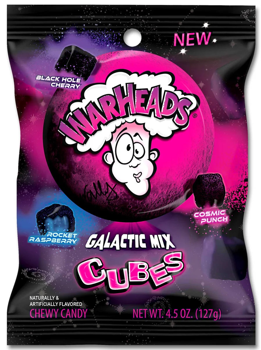 WARHEADS GALACTIC MIX CUBES 127g