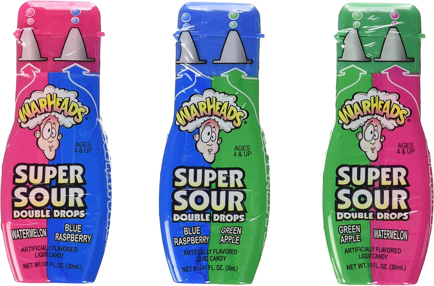 WARHEADS SUPER SOUR DOUBLE DROPS 30ml