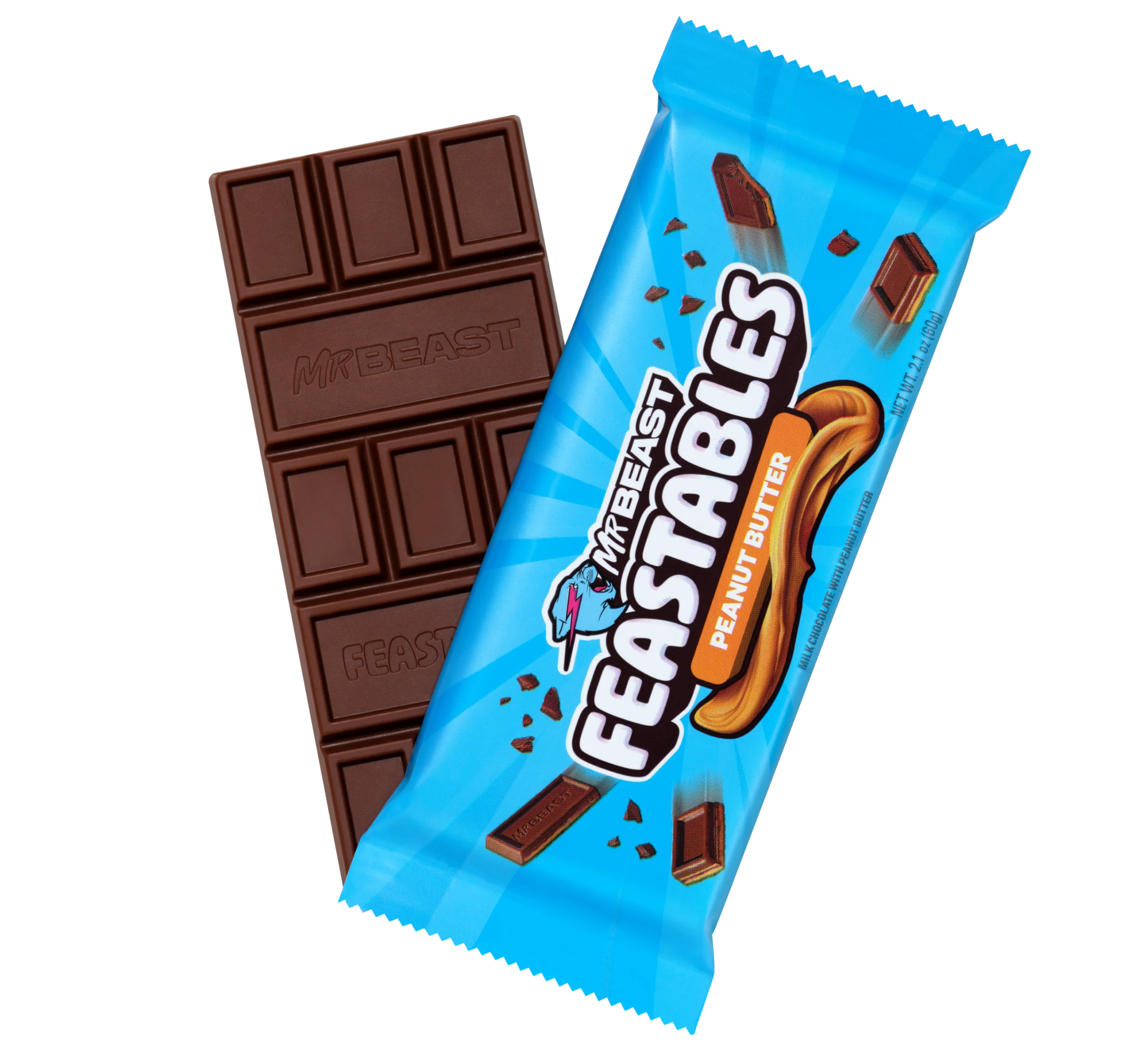 MR BEAST FEASTABLES PEANUT BUTTER BAR 60g