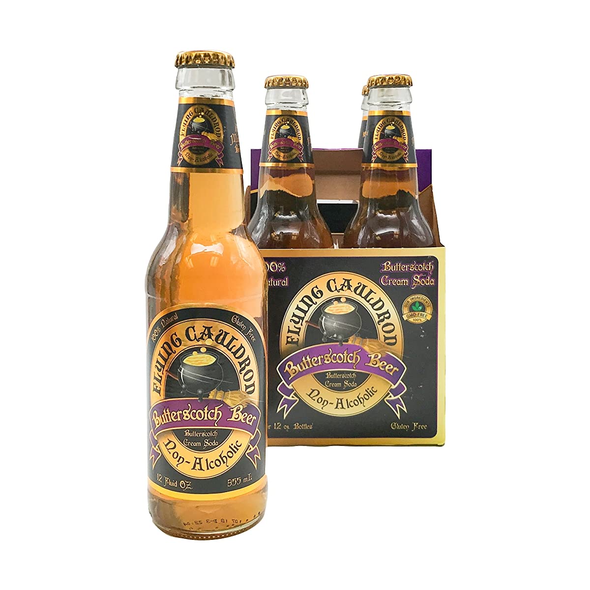 HARRY POTTER FLYING CAULDRON BUTTERSCOTCH NON ALCOHOLIC 355ml
