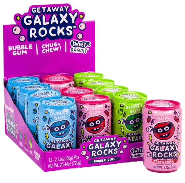 GETAWAY GALAXY ROCKS BUBBLE GUM 60g