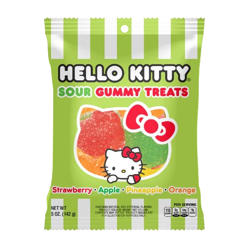 HELLO KITTY SOUR GUMMY TREATS 142g