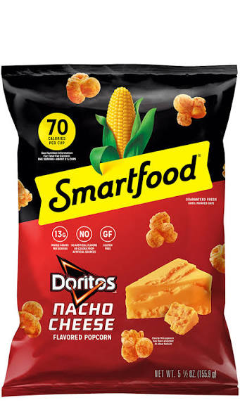 SMARTFOOD DORITOS NACHO CHEESE POPCORN 155.9g