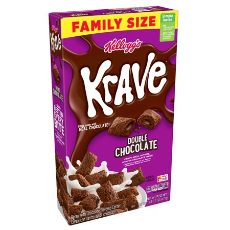 KRAVE DOUBLE CHOCOLATE BROWNIE FAMILY SIZE 459g