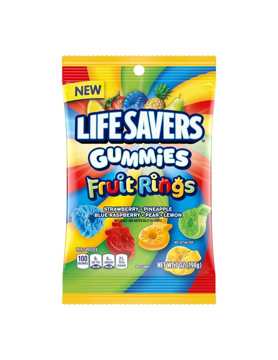 LIFE SAVERS FRUIT RINGS 198g