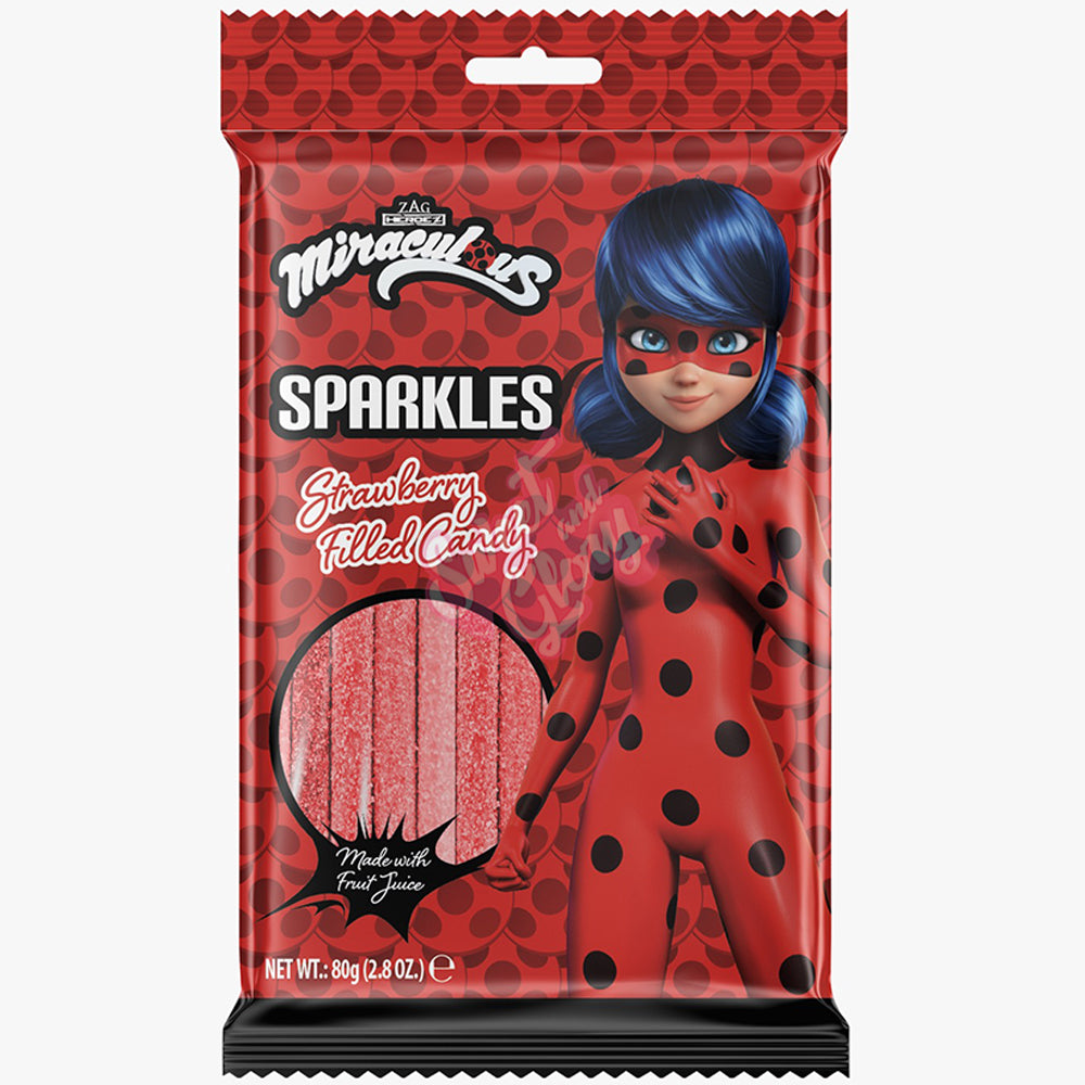 MIRACULOUS SPARKLES STRAWBERRY FILLED 80g