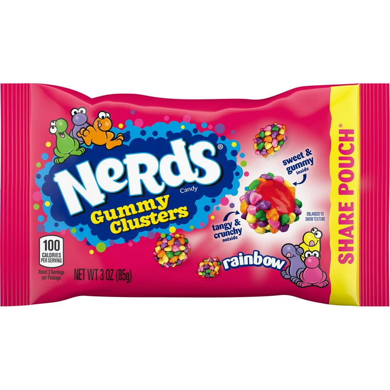 NERDS GUMMY CLUSTERS SHARE POUCH 85g