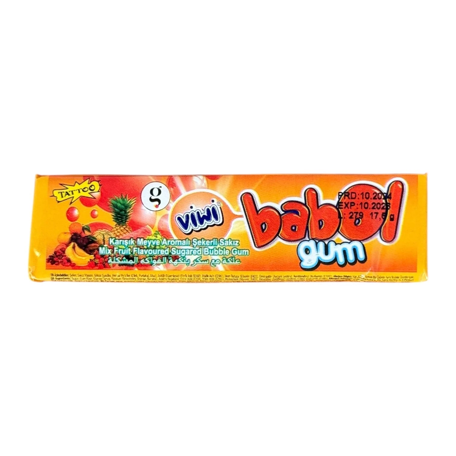 BABOL GUM PONCHE 17.5g