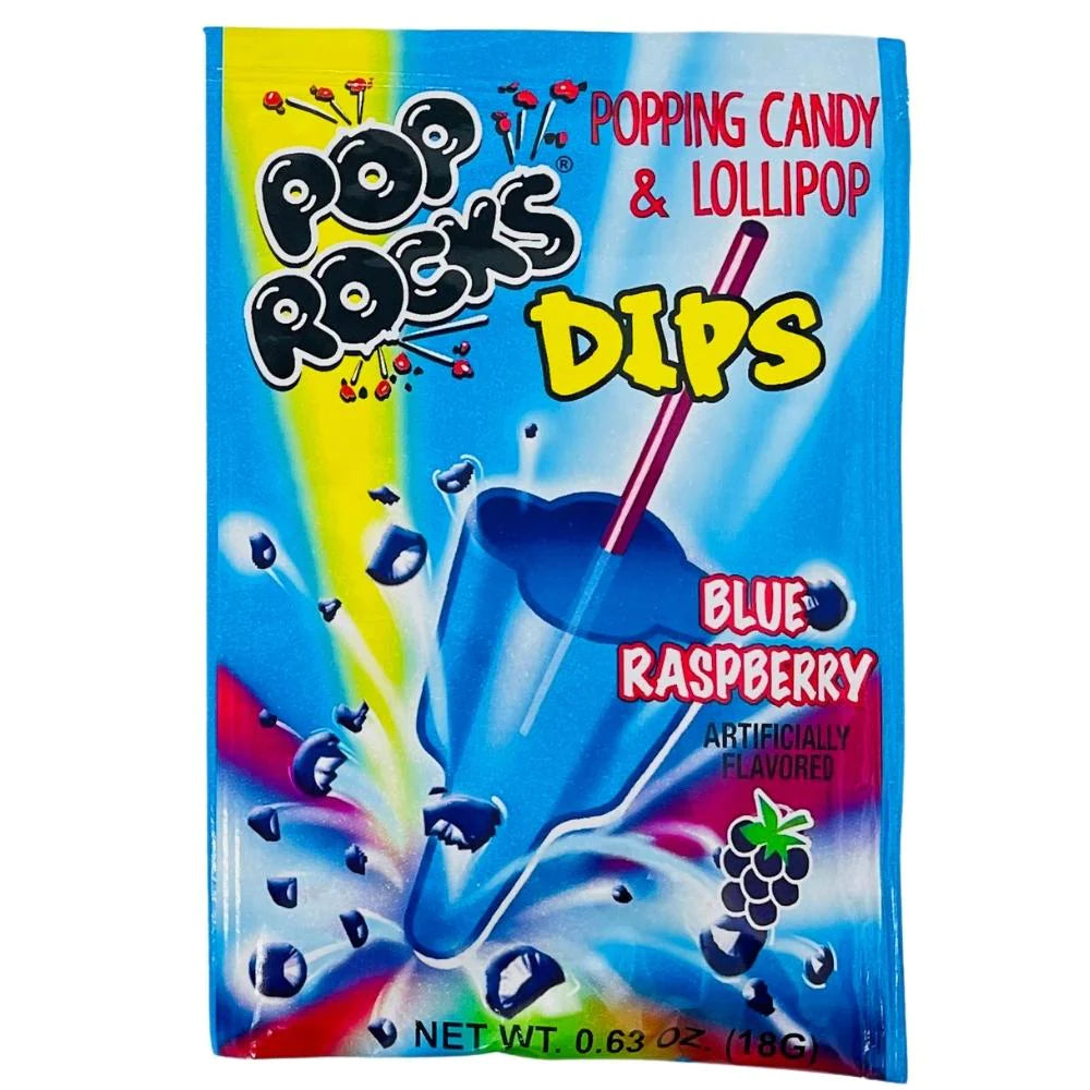 POP ROCKS DIPS BLUE RASPBERRY 18g