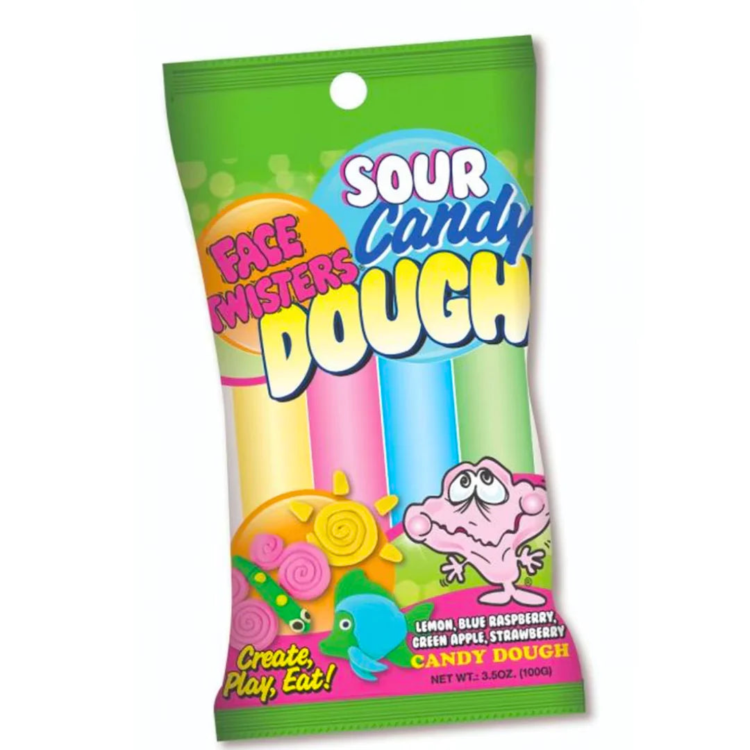 FACE TWISTERS SOUR CANDY DOUGH 110g