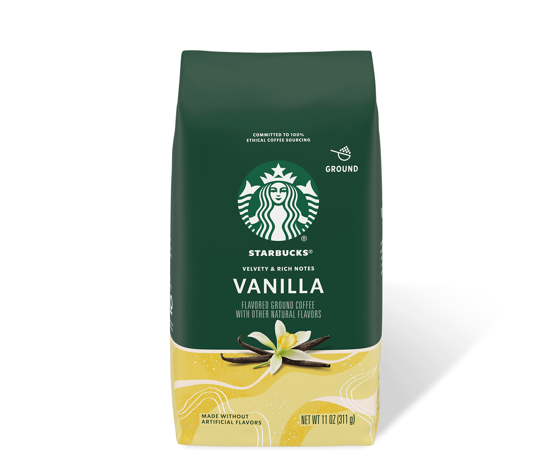 STARBUCKS VANILLA GROUND COFFEE 311g