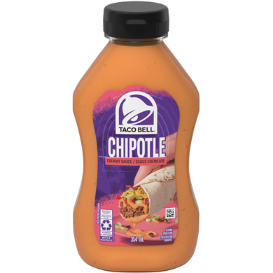 TACO BELL CHIPOTLE CREAMY SAUCE 354ml