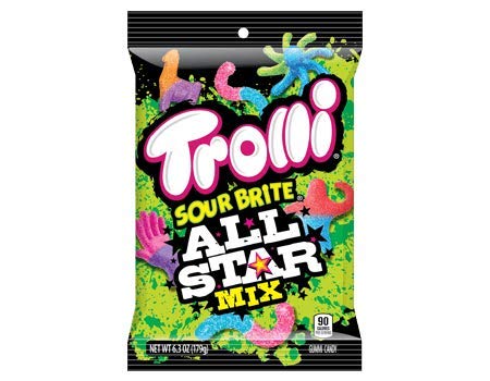 TROLLI SOUR BRITE ALL STAR MIX 120g